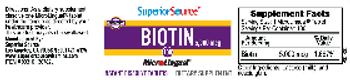 Superior Source Biotin 5,000 mcg - supplement