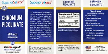 Superior Source Chromium Picolinate 200 mcg - supplement