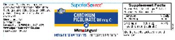 Superior Source Chromium Picolinate 500 mcg Cr - supplement