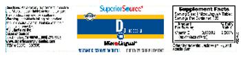 Superior Source D3 10,000 IU - supplement