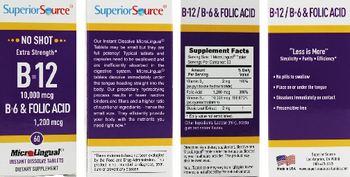 Superior Source Extra Strength B-12 10,000 mcg - supplement