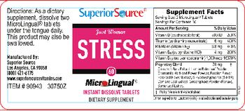 Superior Source Just Women Stress - supplement