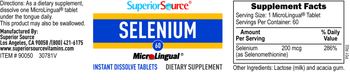 Superior Source Selenium - supplement