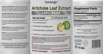 SuperiorLabs Artichoke Leaf Extract - supplement