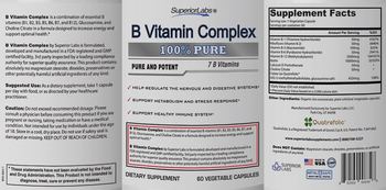 SuperiorLabs B Vitamin Complex - supplement