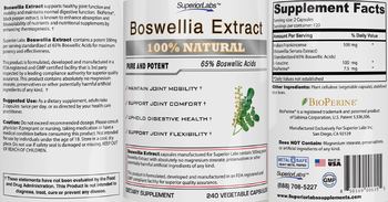 SuperiorLabs Boswellia Extract - supplement