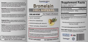 SuperiorLabs Bromelain - supplement
