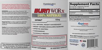 SuperiorLabs BurnWorx - supplement