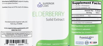 SuperiorLabs Elderberry Solid Extract - supplement