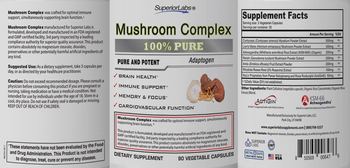 SuperiorLabs Mushroom Complex - supplement