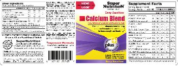 SuperNutrition Calcium Blend - multivitamin multimineral supplement