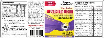 SuperNutrition Calcium Blend Iron-Free - multivitamin multimineral supplement