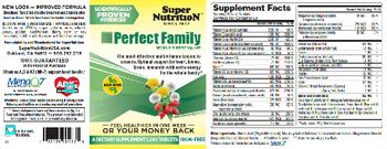 SuperNutrition Perfect Family Iron-Free - supplement