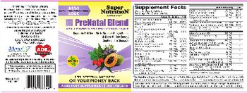 SuperNutrition PreNatal Blend - supplement
