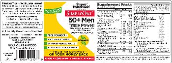 SuperNutrition SimplyOne 50+ Men - supplement