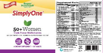 SuperNutrition SimplyOne 50+ Women - supplement