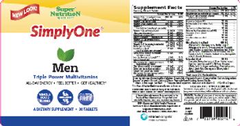 SuperNutrition SimplyOne Men - supplement