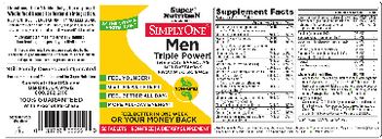 SuperNutrition SimplyOne Men Iron Free - supplement