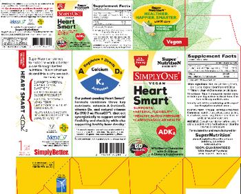 SuperNutrition SimplyOne Vegan Heart Smart Wild Berry Chewables - supplement