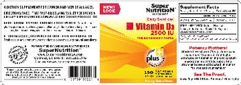 SuperNutrition Vitamin D3 2500 IU - multivitamin multimineral supplement