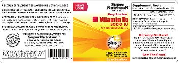 SuperNutrition Vitamin D3 5000 IU - multivitamin multimineral supplement