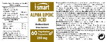 SuperSmart Alpha Lipoic Acid - supplement