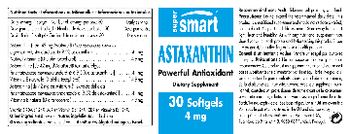SuperSmart Astaxanthin 4 mg - supplement