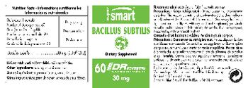 SuperSmart Bacillus Subtilis 30 mg - supplement