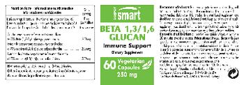 SuperSmart Beta 1,3/ 1,6 Glucan 250 mg - supplement