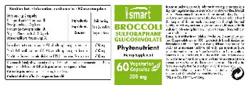SuperSmart Broccoli sulforaphane Glucosinoolate 300 mg - supplement