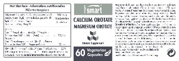 SuperSmart Calcium Orotate Magnesium Orotate - supplement
