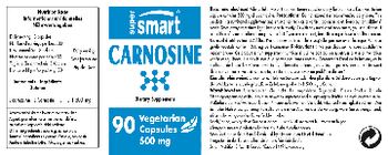 SuperSmart Carnosine 500 mg - supplement