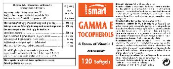SuperSmart Gamma E Tocopherols - supplement