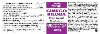SuperSmart Ginkgo Biloba 180 mg - supplement