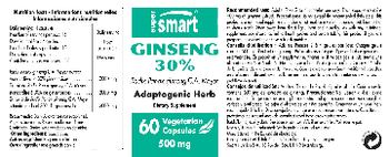 SuperSmart Ginseng 30% 500 mg - supplement