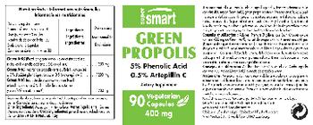 SuperSmart Green Propolis 400 mg - supplement