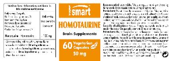 SuperSmart Homotaurine 50 mg - brain supplement