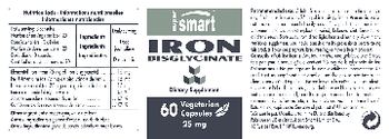 SuperSmart Iron Bisglycinate 25 mg - supplement