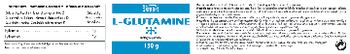 SuperSmart L-Glutamine 150 mg - supplement