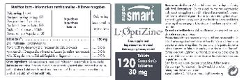 SuperSmart L-OptiZinc 30 mg - food supplement