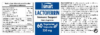 SuperSmart Lactoferrin 250 mg - supplement