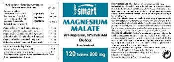 SuperSmart Magnesium Malate 800 mg - supplement
