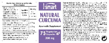SuperSmart Natural Curcuma 500 mg - ayurvedic supplement