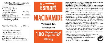 SuperSmart Niacinamide 500 mg - supplement