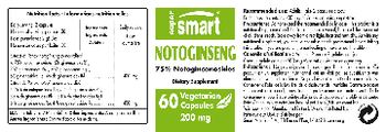 SuperSmart Notoginseng 200 mg - supplement