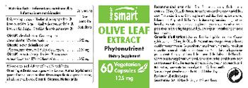 SuperSmart Olive Leaf Extract 250 mg - supplement