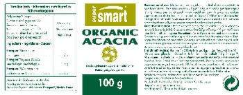 SuperSmart Organic Acacia - food supplement