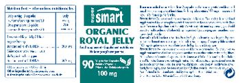 SuperSmart Organic Royal Jelly 100 mg - food supplement