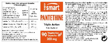 SuperSmart Pantethine 200 mg - supplement