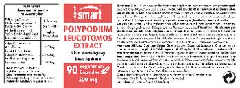 SuperSmart Polypodium Leucotomos Extract 500 mg - supplement